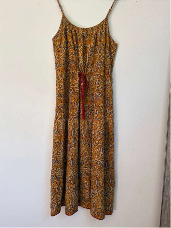 Natural Life Dresses & Skirts - Natural Life Boho Paisley Midi Dress with Tassels Medium